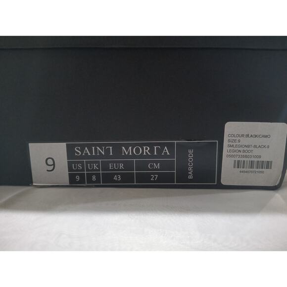 Saint MortaMens Legion Boot - Black 9" - Picture 5 of 10